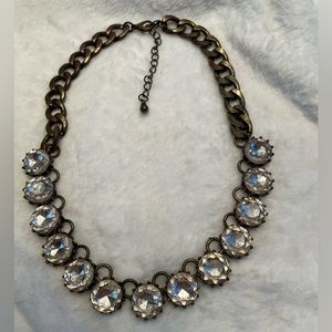 Stella & Dot large crystal necklace